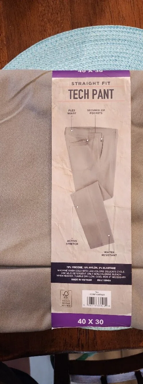 Weatherproof Tech Pant - Men’s Straight Fit Khaki